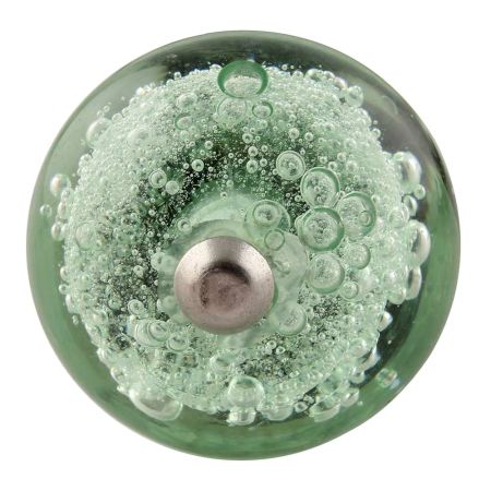 Mint Bubble Glass Wine Stopper